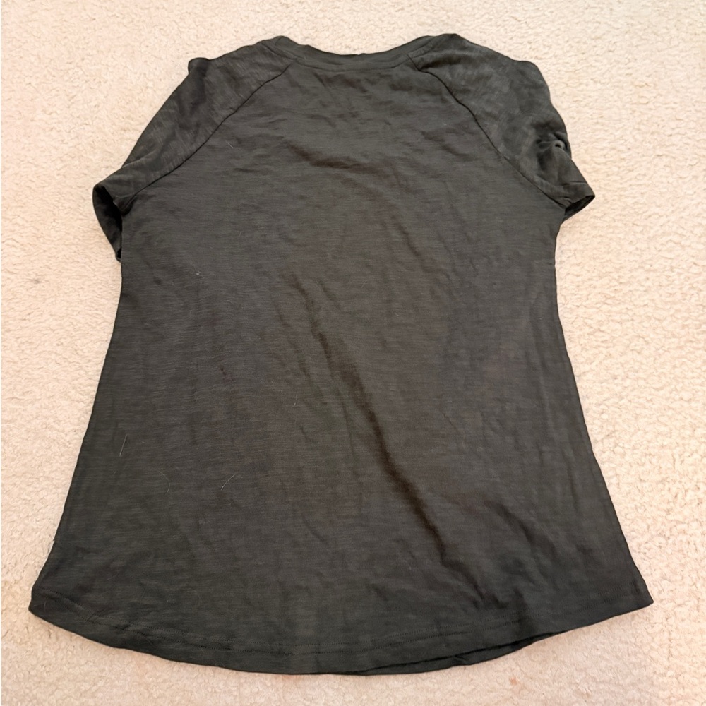 Natural life dark green/gray long sleeve shirt - Picture 3 of 3